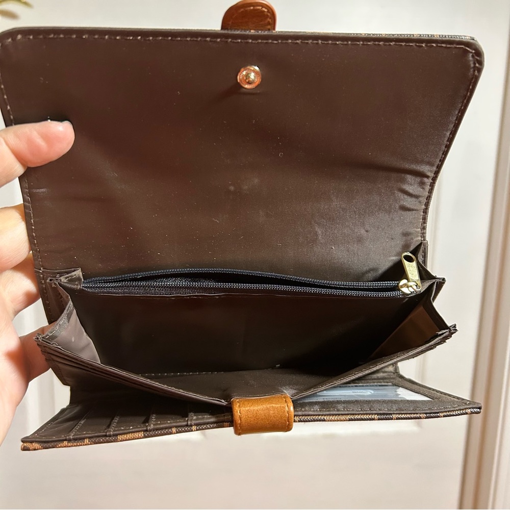 Tri-Fold Geometric Pattern Wallet - image 5